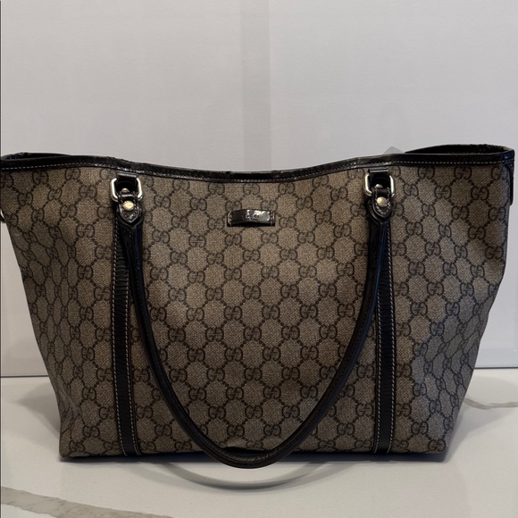 Gucci Handbags - Gucci Signature Brown Tote Bag